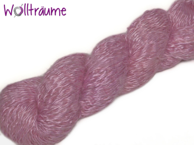 Curly Malvenblüte, handgefärbte Wolle von wollträume